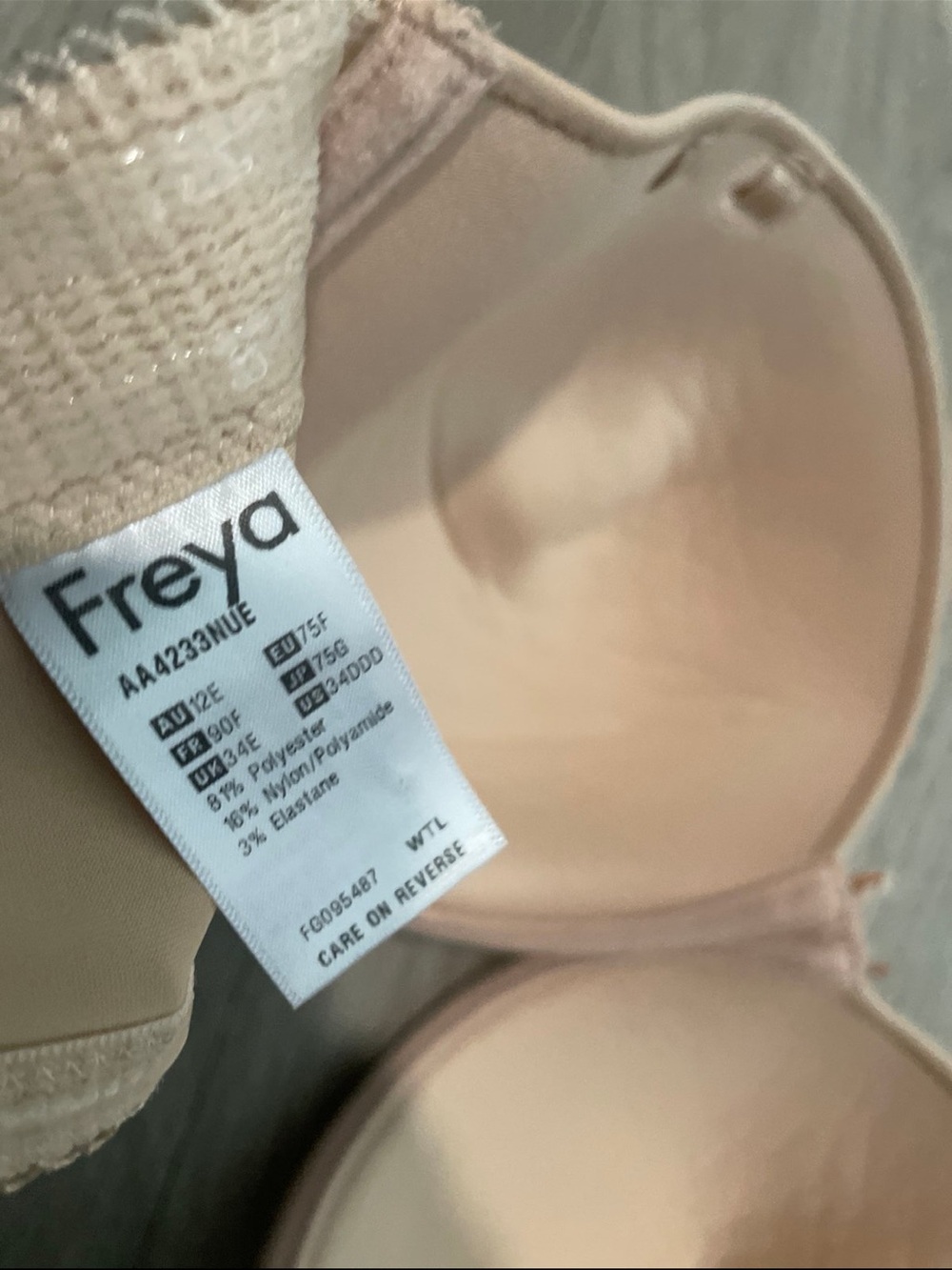 Freya Nude Strapless Bra - Picture 3 of 3